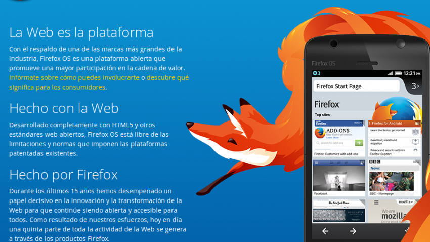 Firefox OS el sistema operativo móvil